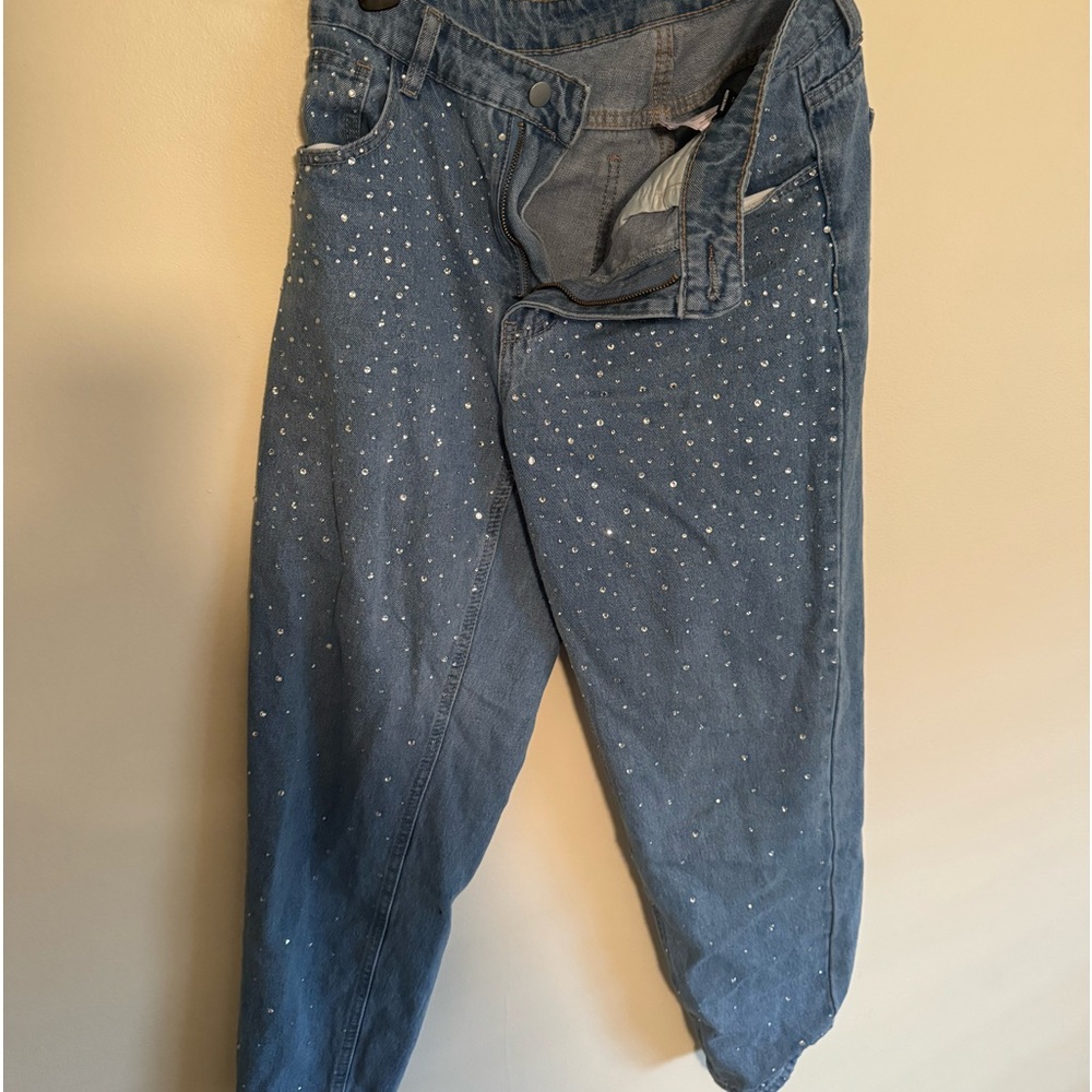 Rhinestone jeans